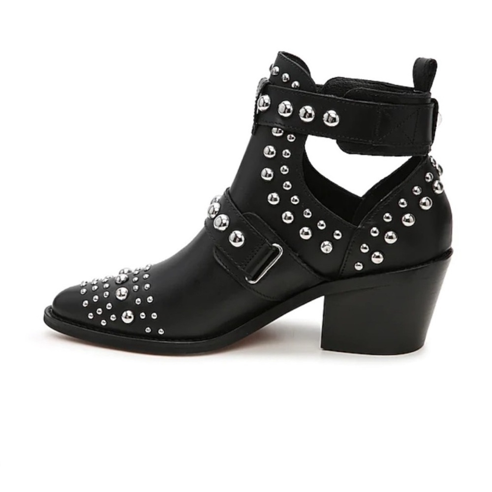 Kurt Geiger women’s Sybil Studded Black Ankle Boots size 36 - Picture 13 of 14